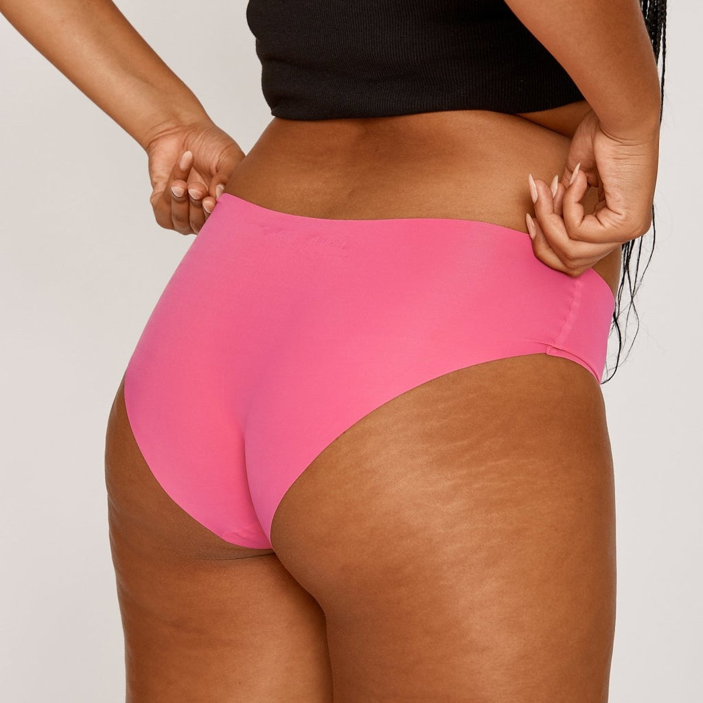 Mid-Rise Bikini Brief - Confetti - Peach Underwear