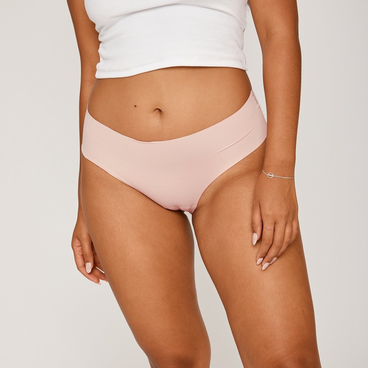 Mid-Rise Bikini Brief - Luna - Peach Underwear