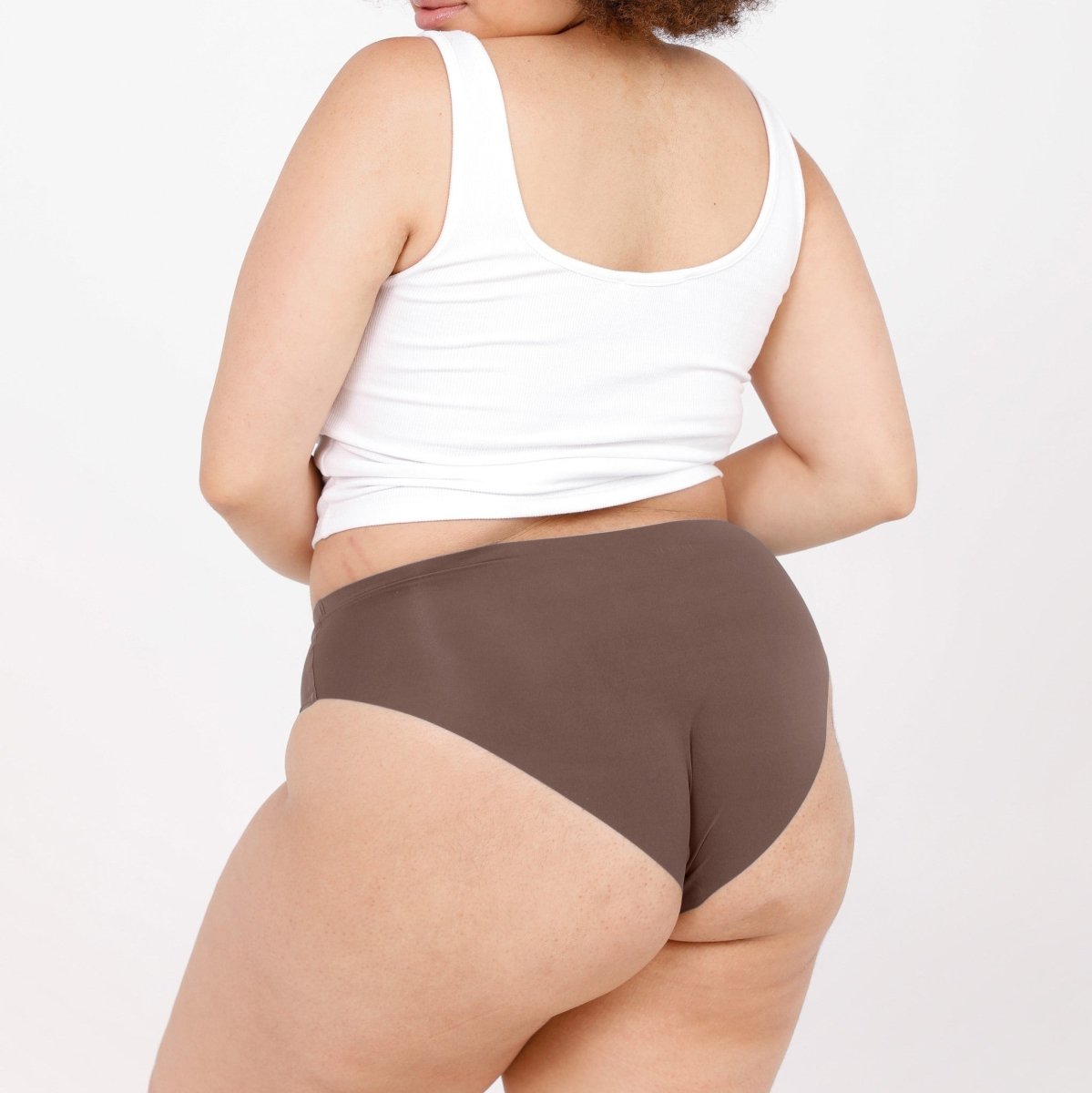 Mid-Rise Bikini Brief - Seamless Ultrasmooth - Peppercorn - Peach Underwear