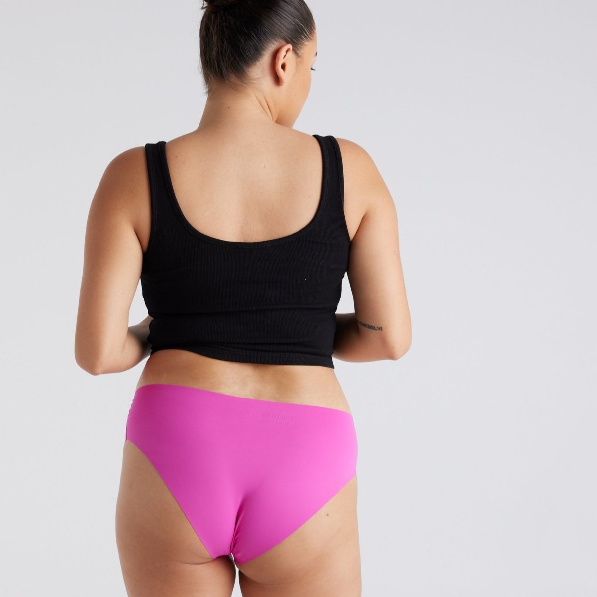 Mid-Rise Bikini Brief - Seamless Ultrasmooth - Pink Fizz - Peach Underwear