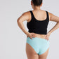 Mid-Rise Bikini Brief - Seamless Ultrasmooth - Sea Foam - Peach Underwear