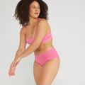 Mid-Rise Bikini - Seamless Cotton - Confetti - Peach Underwear