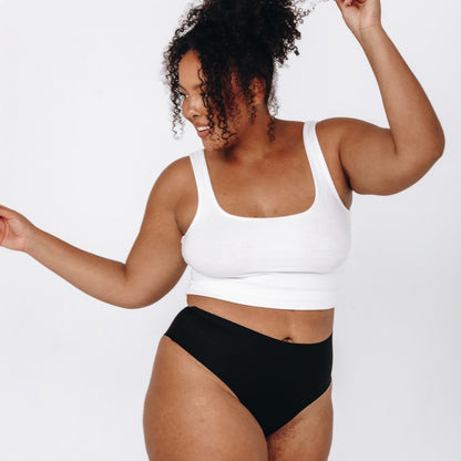 Mid-Rise Cheeky - Seamless Cotton - Peach Underwear