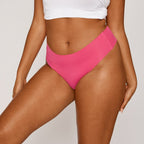 Mid-Rise Thong - Confetti - Peach Underwear