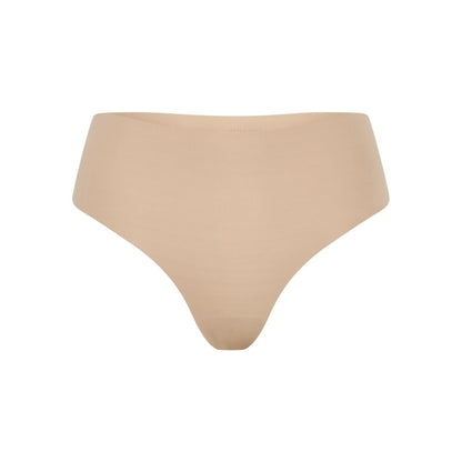 Mid-Rise Thong - Seamless Ultrasmooth - Latte - Peach Underwear