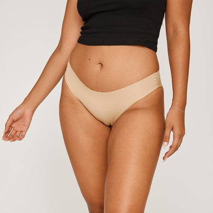 Original-Rise Bikini Brief - Latte - Peach Underwear