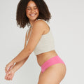 Original-Rise Bikini Brief - Seamless Cotton - Confetti - Peach Underwear