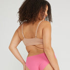Original-Rise Bikini Brief - Seamless Cotton - Confetti - Peach Underwear