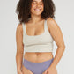 Original-Rise Bikini Brief - Seamless Cotton - Ocean - Peach Underwear