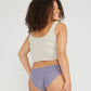 Original-Rise Bikini Brief - Seamless Cotton - Ocean - Peach Underwear