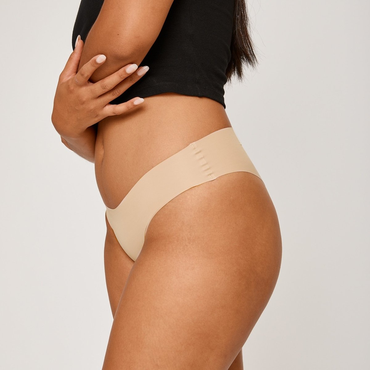 Original-Rise Cheeky - Latte - Peach Underwear