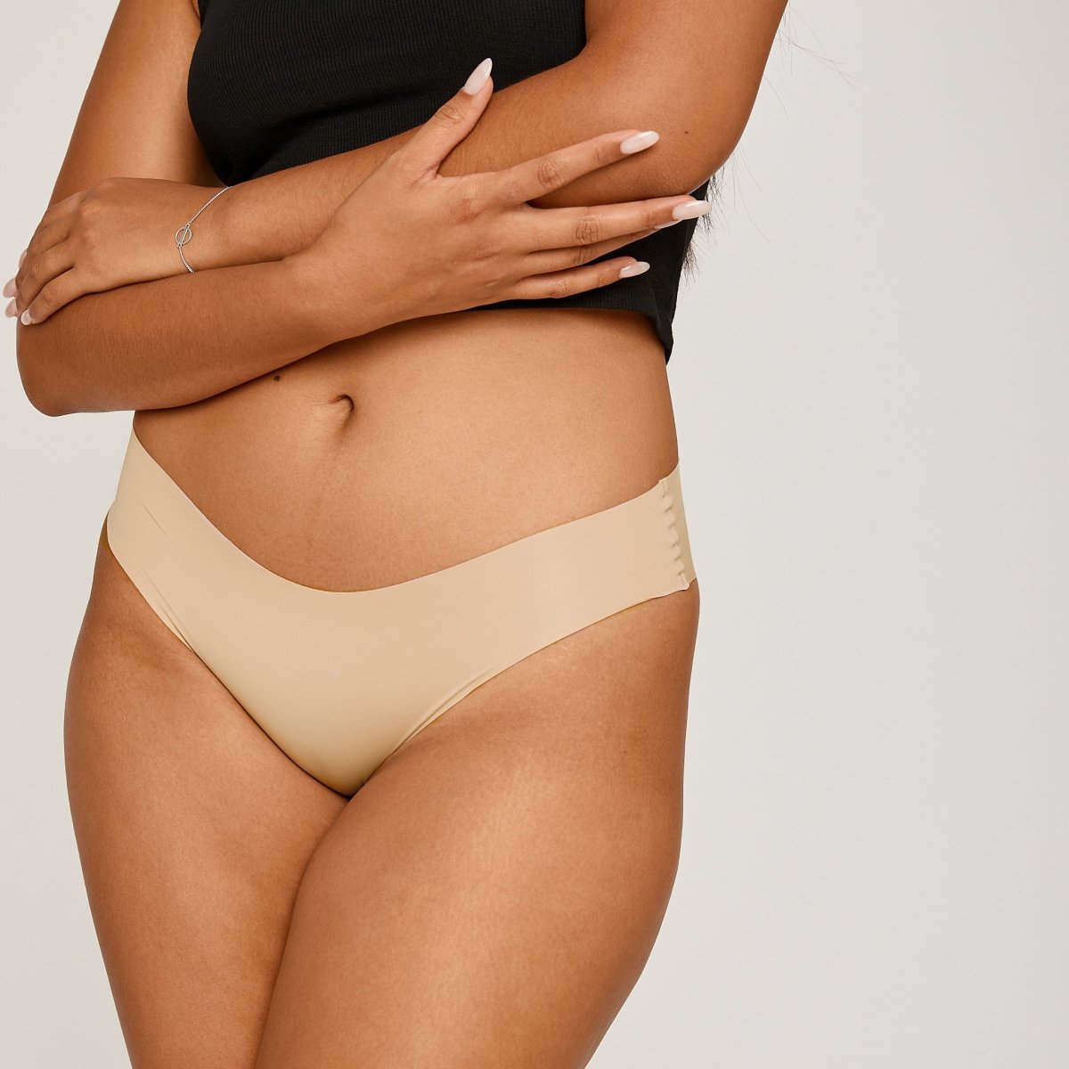 Original-Rise Cheeky - Latte - Peach Underwear