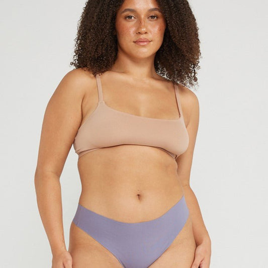 Original-Rise Cheeky - Seamless Cotton - Ocean - Peach Underwear