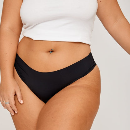 Original-Rise Cheeky - Seamless Ultrasmooth - Black - Peach Underwear