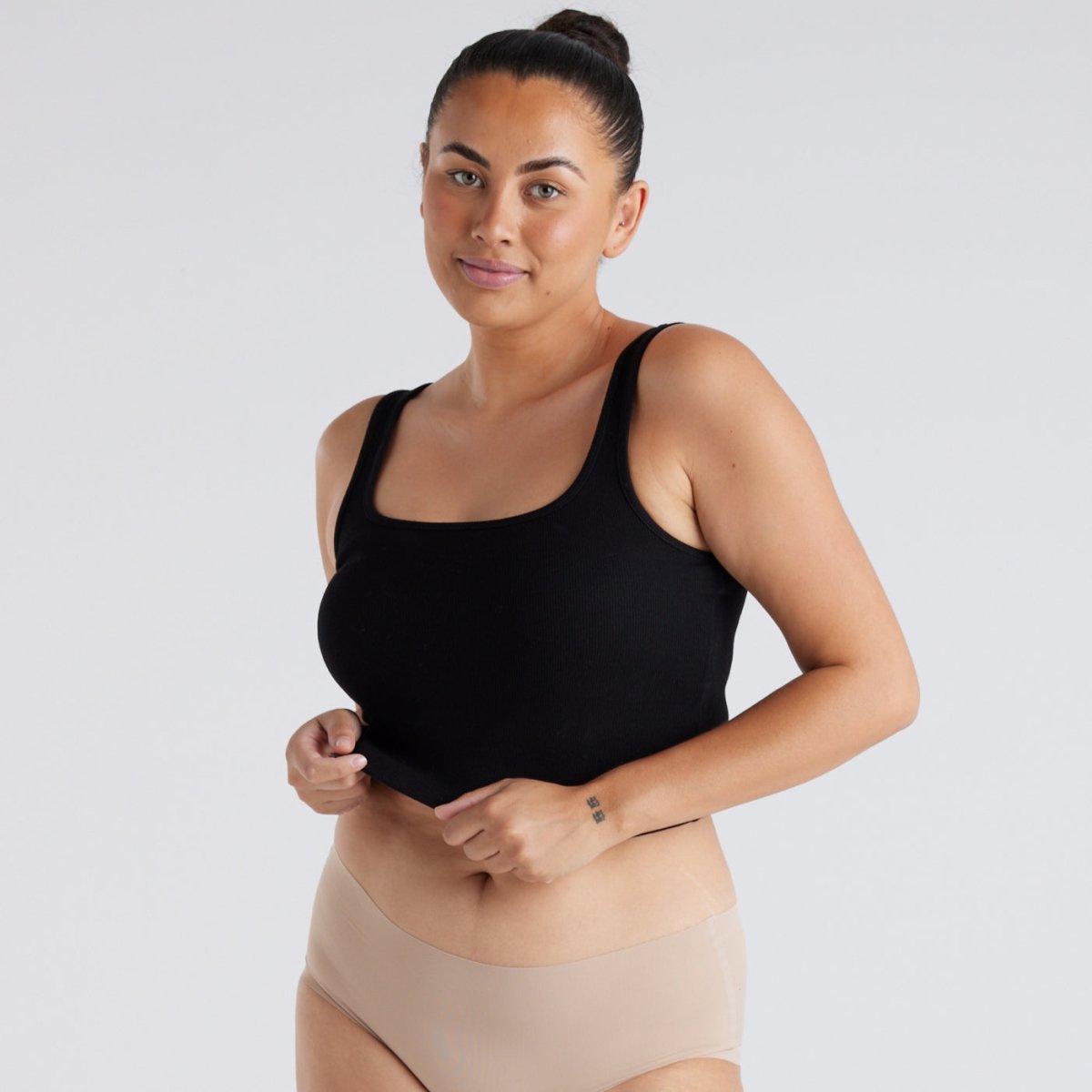 Original-Rise Full Brief - Seamless Ultrasmooth - Latte - Peach Underwear