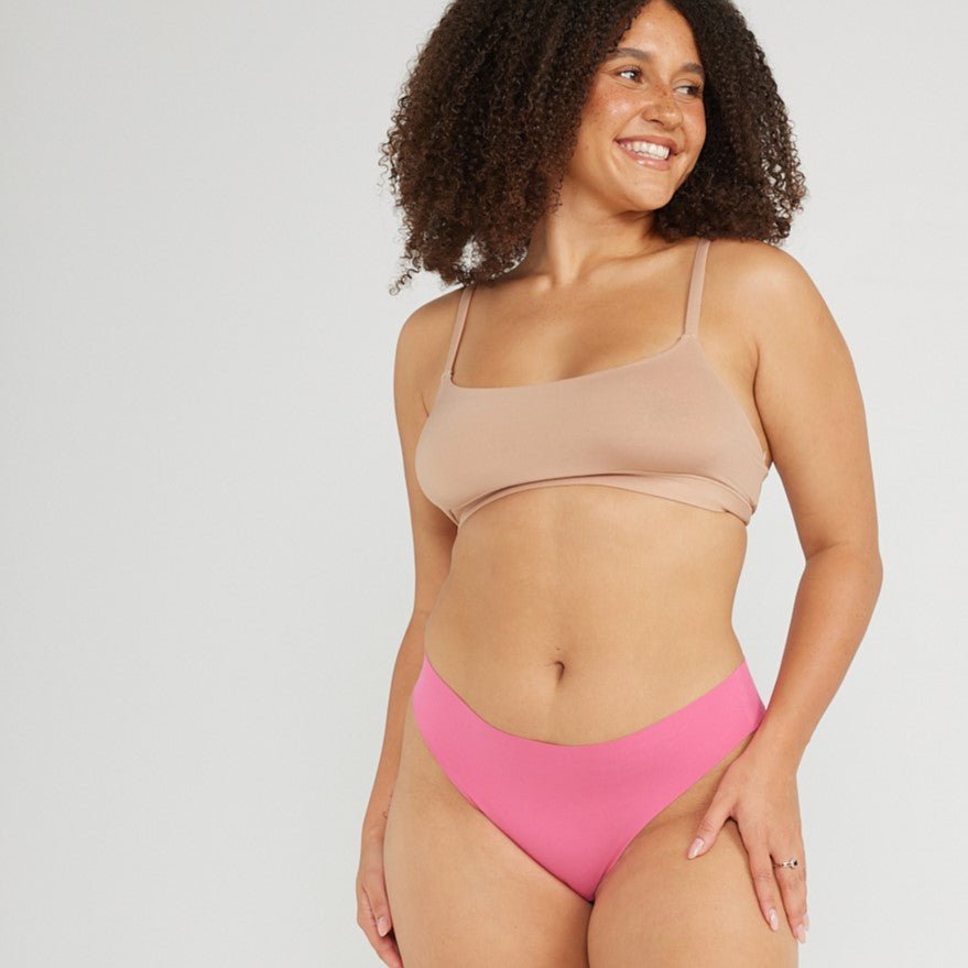 Original-Rise Thong - Seamless Cotton - Confetti - Peach Underwear