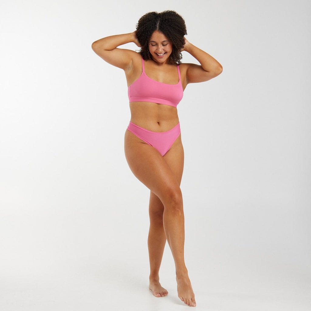 Original-Rise Thong - Super Stretch - Confetti - Peach Underwear