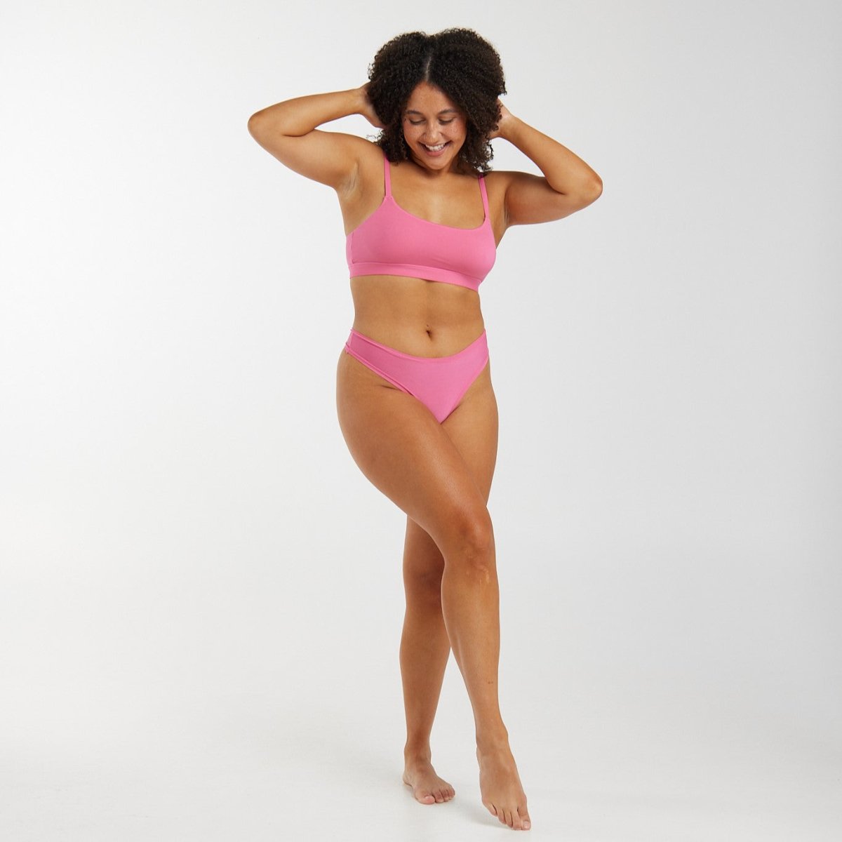 Original-Rise Thong - Super Stretch - Confetti - Peach Underwear