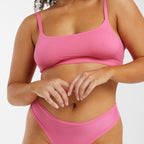 Original-Rise Thong - Super Stretch - Confetti - Peach Underwear