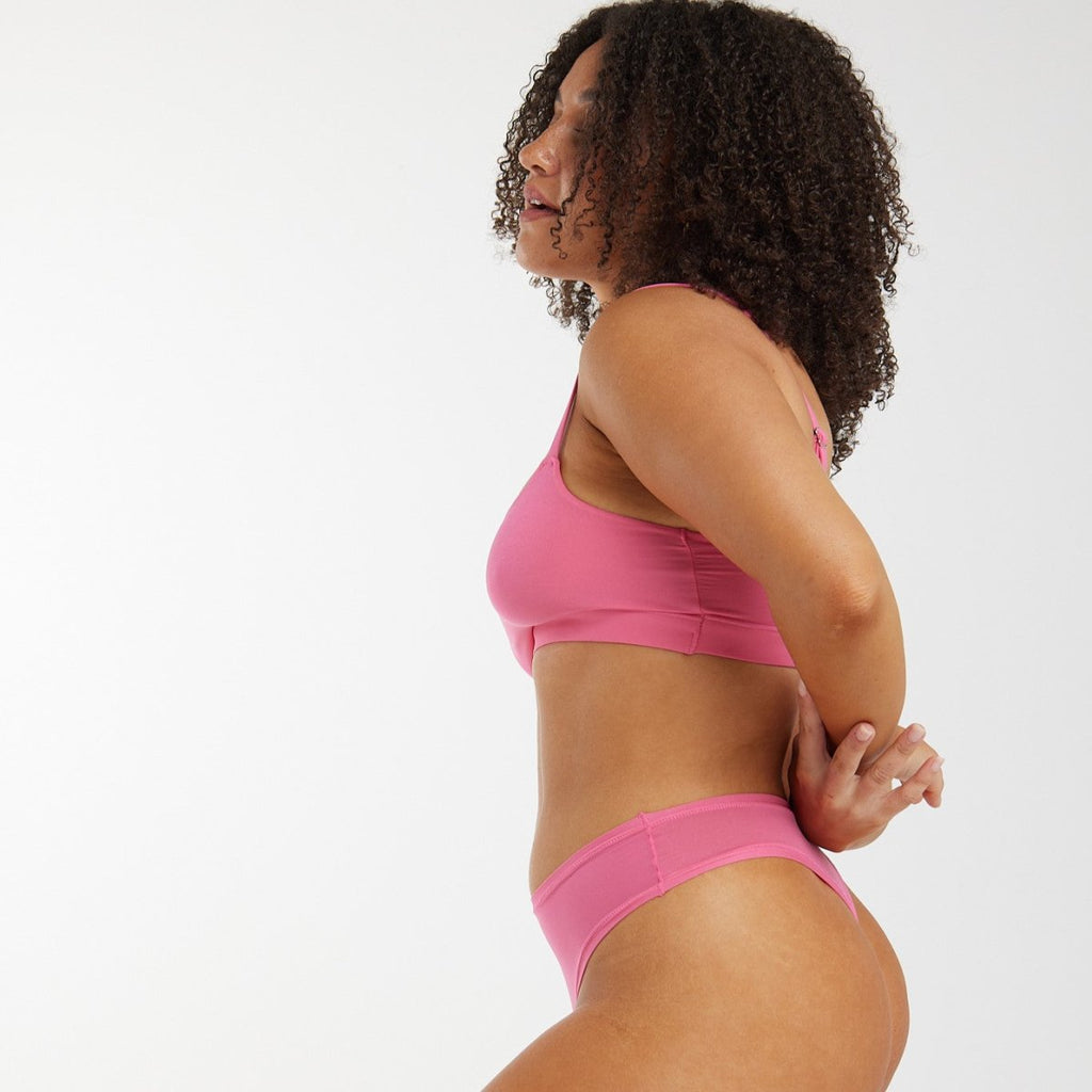 Original-Rise Thong - Super Stretch - Confetti - Peach Underwear