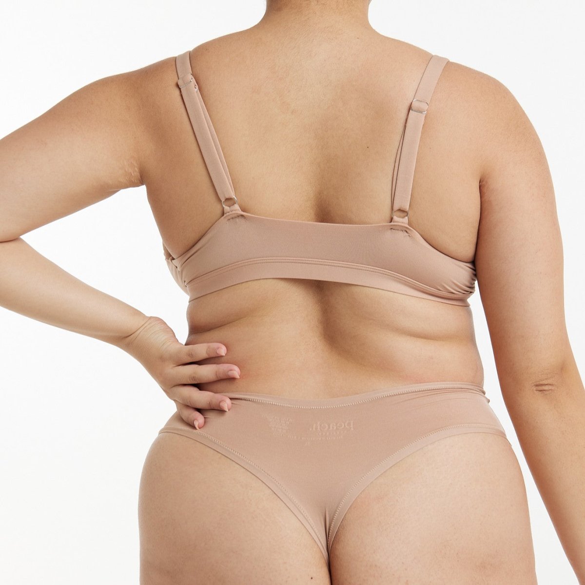 Original-Rise Thong - Super Stretch - Latte - Peach Underwear