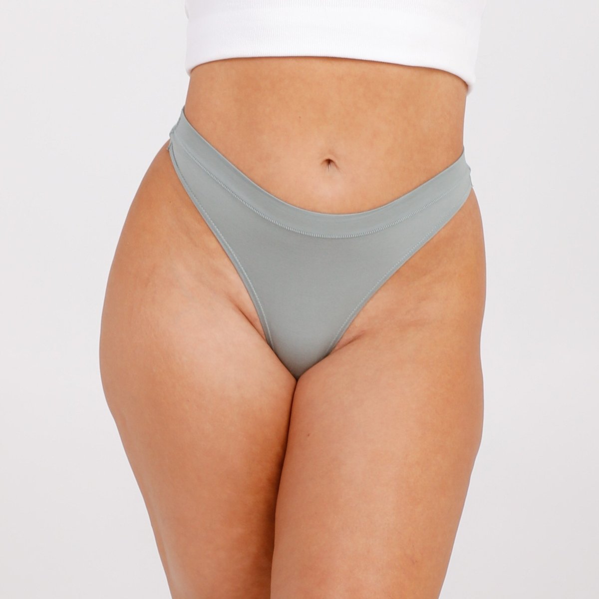 Original Thong - Bamboo Butter - Olive - Peach Underwear