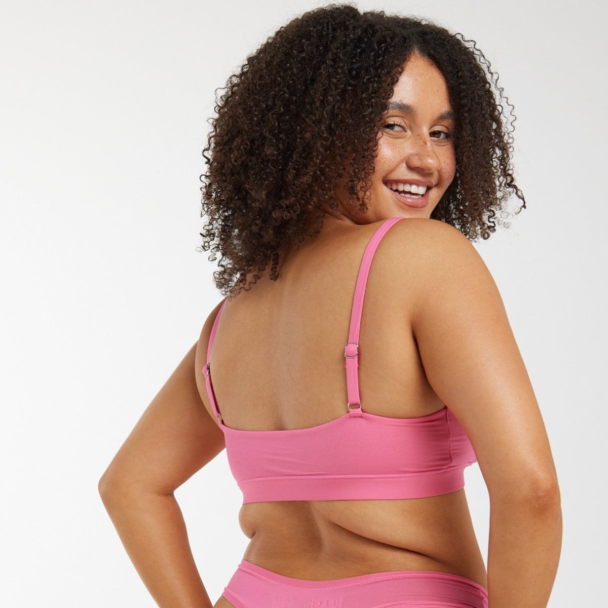 Scoop Bralette - Super Stretch - Confetti - Peach Underwear