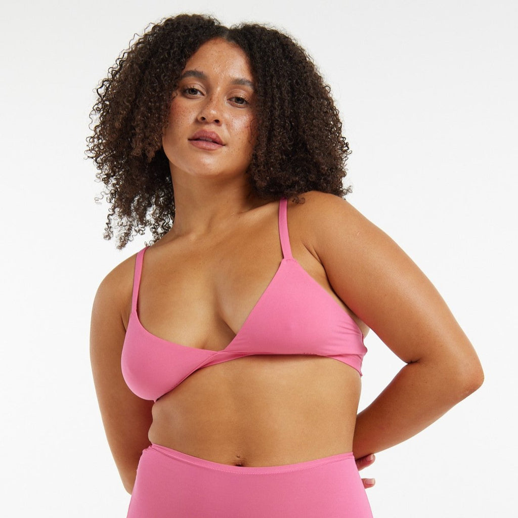 Triangle Bralette - Super Stretch - Confetti - Peach Underwear