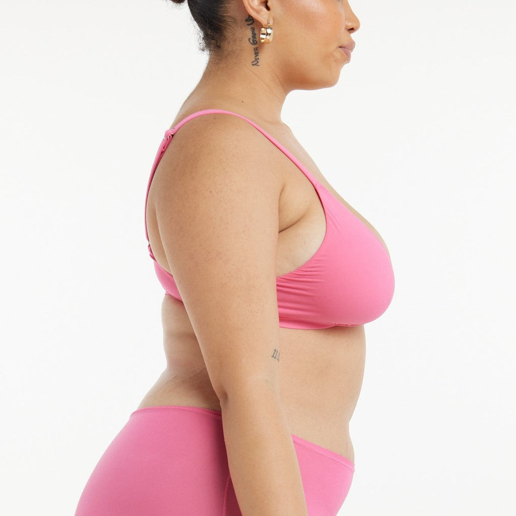 Triangle Bralette - Super Stretch - Confetti - Peach Underwear